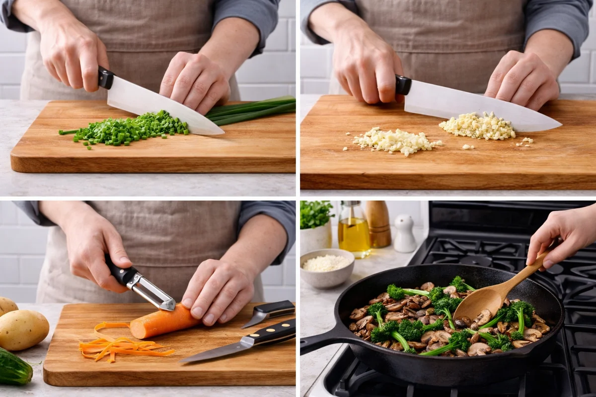 Les gestes de base en cuisine