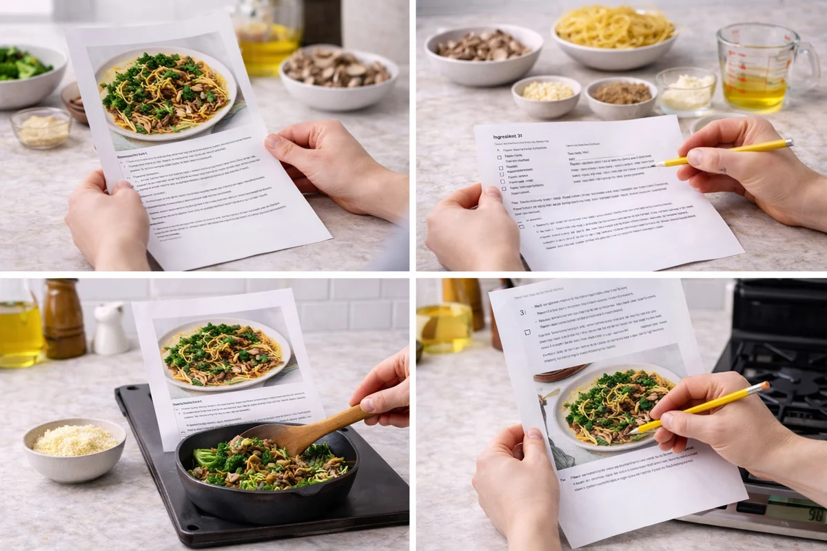 Lire et comprendre une recette