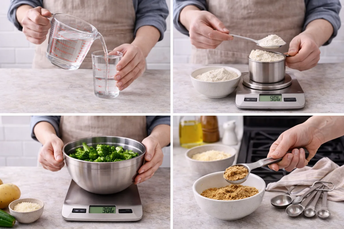 Mesures, pesées et proportions