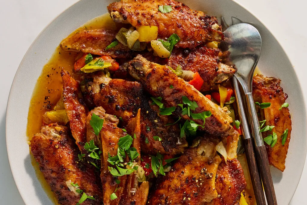 Ailes de dinde cuites au four