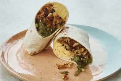 Burritos de petit-déjeuner du Nouveau-Mexique
