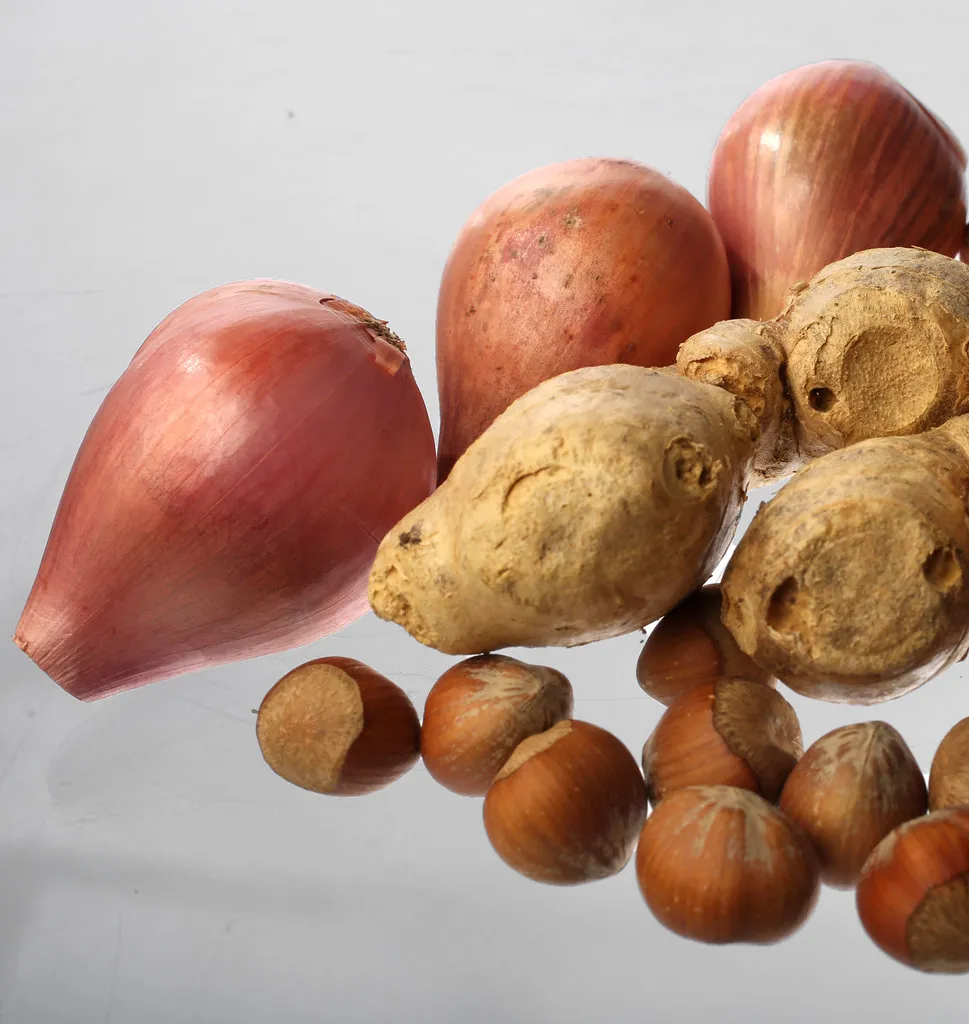 Caille aux châtaignes et raisins