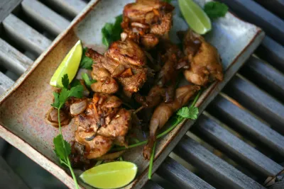Caille cuite à la poêle à la vietnamienne