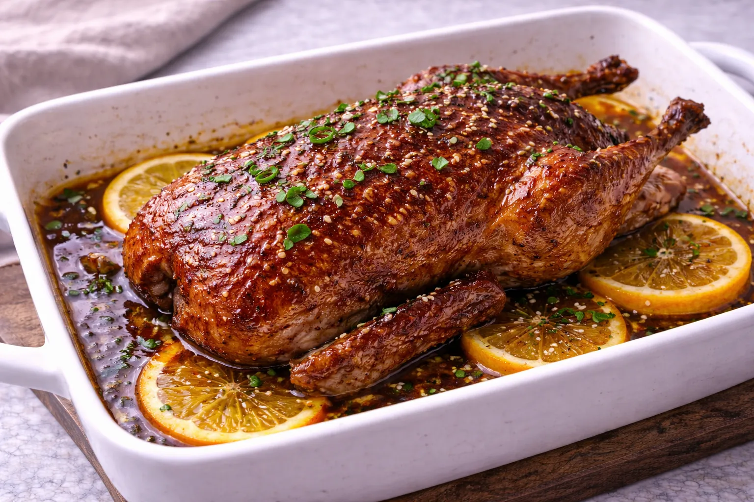 Canard laqué maison