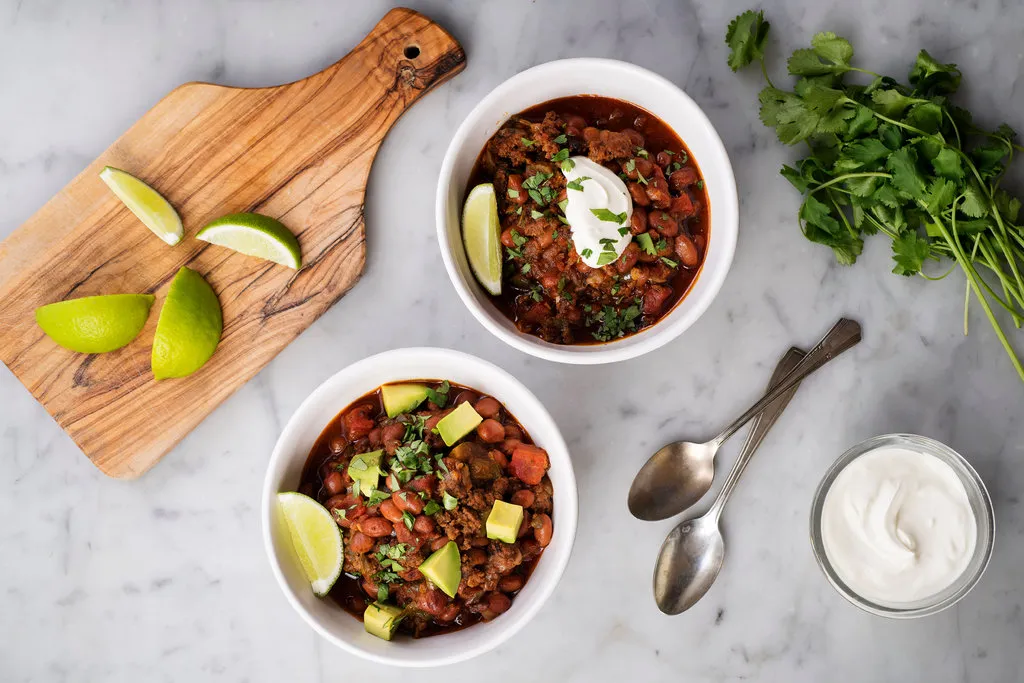 Chili de boeuf classique à la mijoteuse