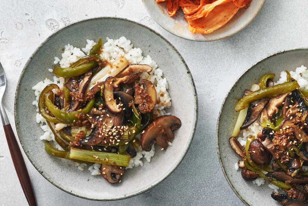 Galbi aux champignons