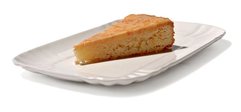 Gâteau madeleine à la fleur d'oranger glacé