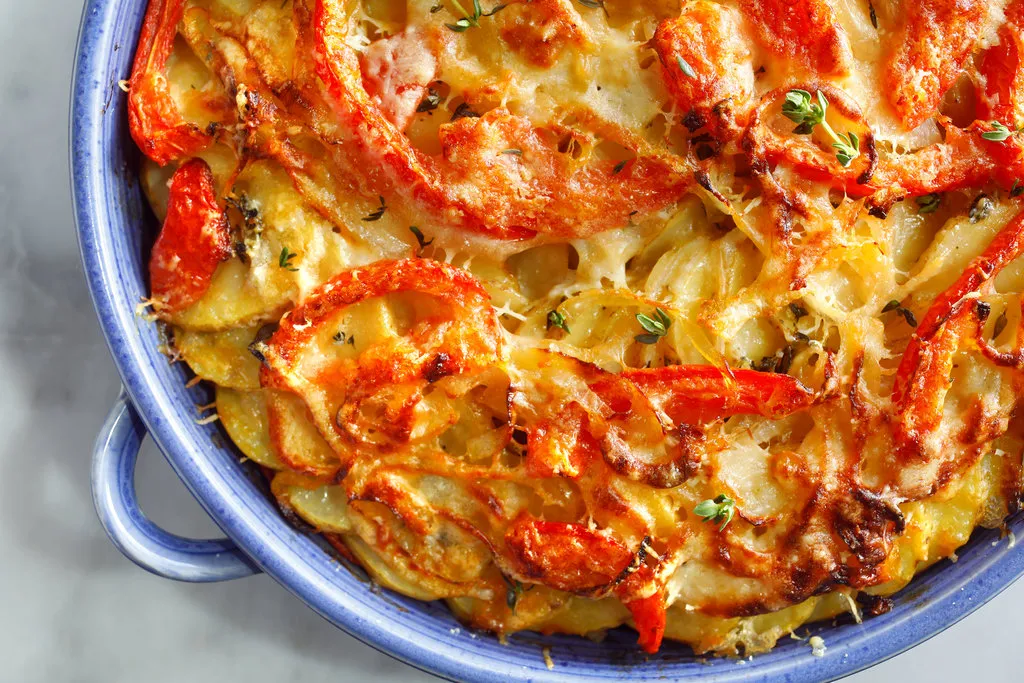 Gratin de pommes de terre provençal