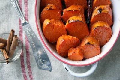 Patates douces confites à l'érable