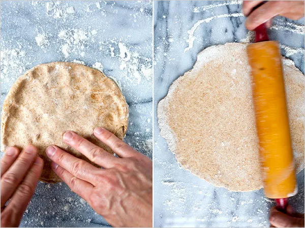 Pâté à l'huile d'olive de blé entier