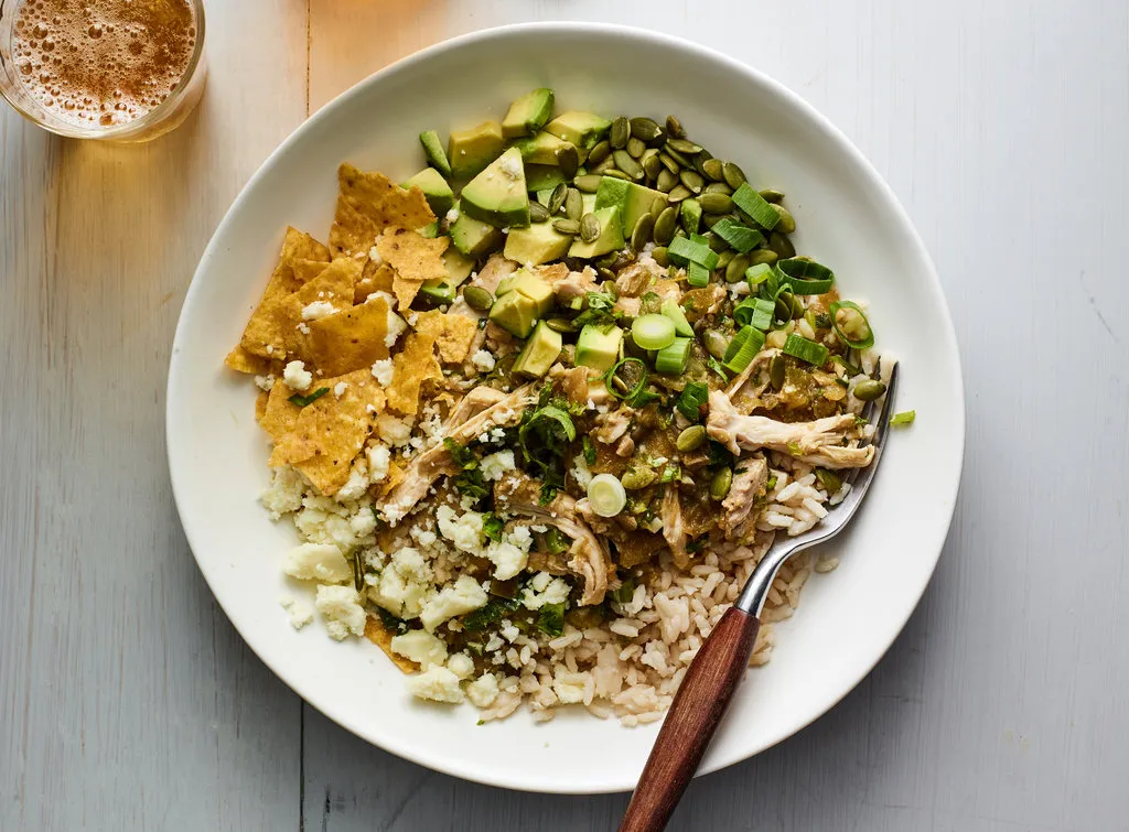 Poulet salsa verde à la mijoteuse