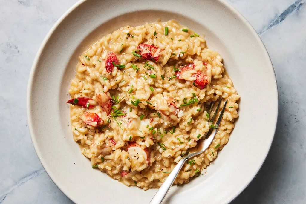 Risotto au homard