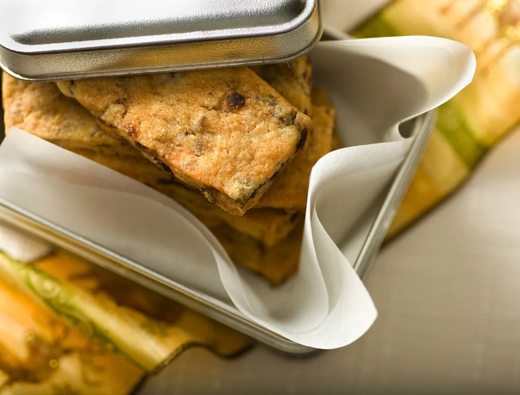 Sablés aux groseilles et au gingembre