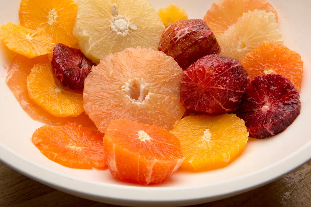 Salade d'agrumes au prosecco