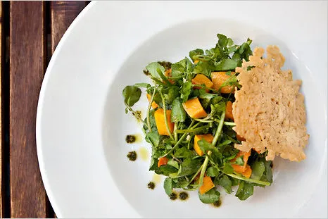 Salade de courge rôtie