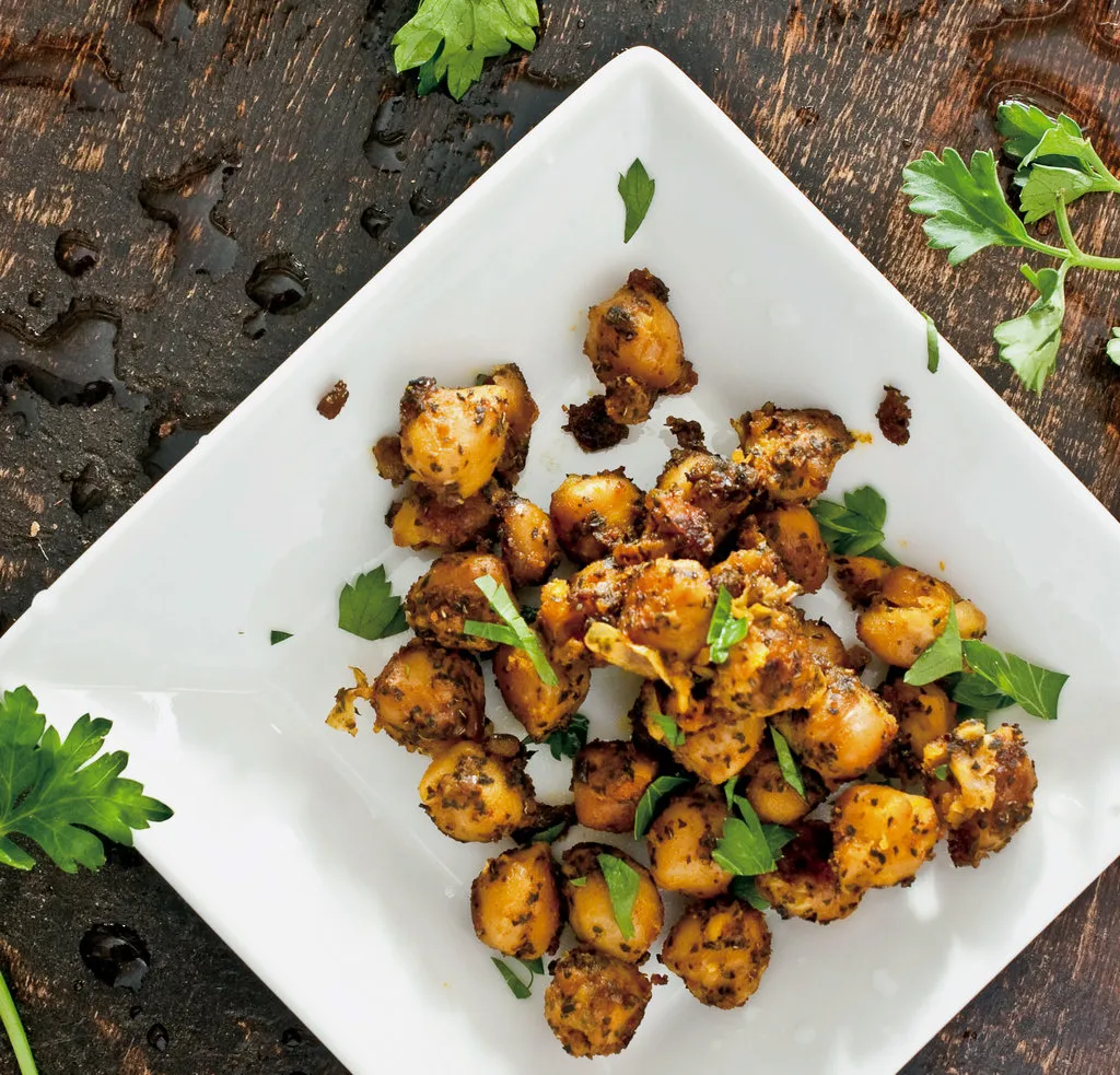 Salade de pois chiches au curry