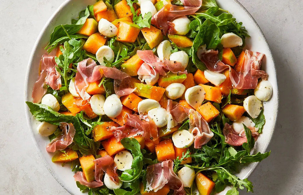 Salade de prosciutto et melon