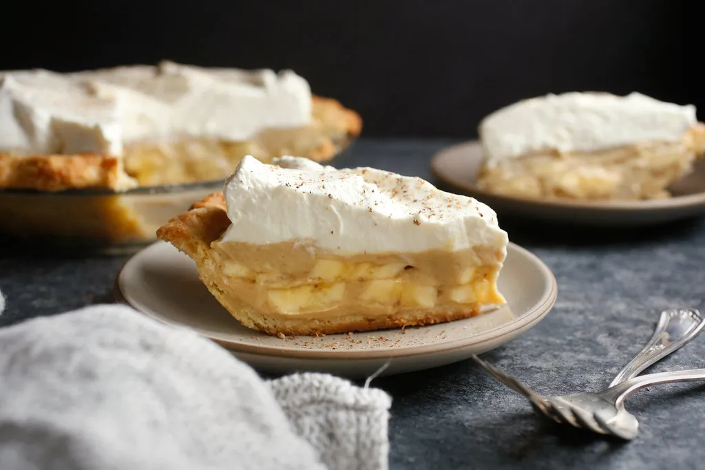Tarte à la crème de banane