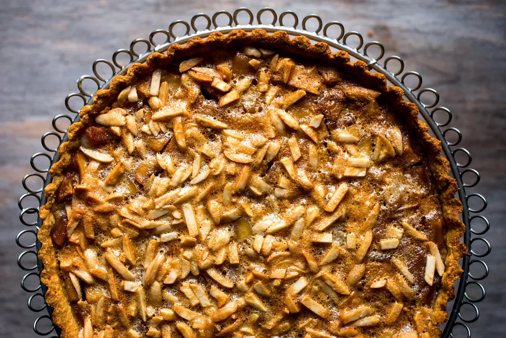 Tarte aux pommes et aux amandes sans gluten