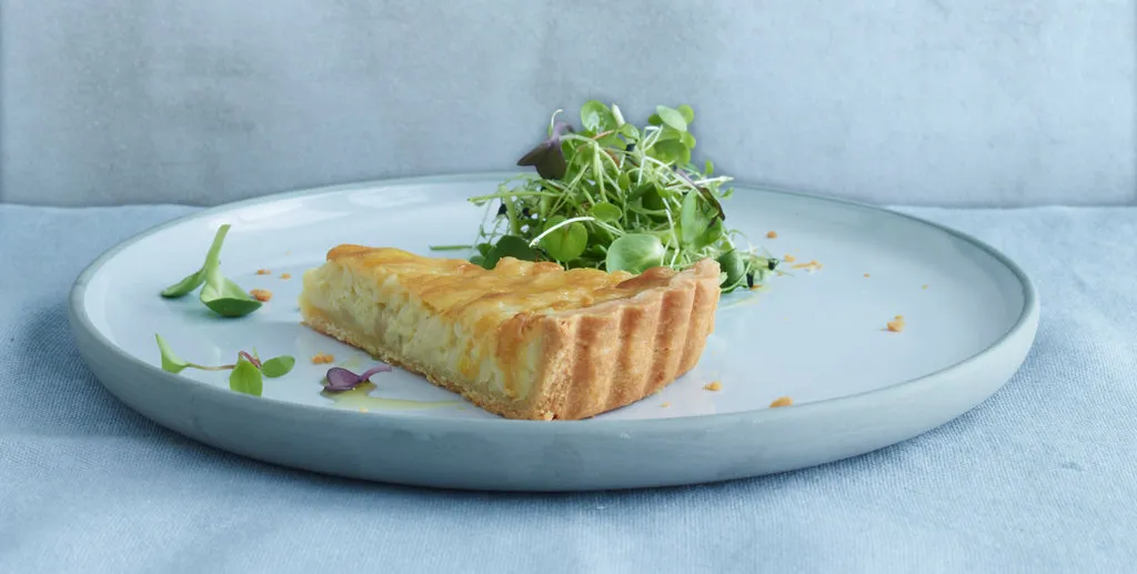 Tarte crémeuse aux oignons