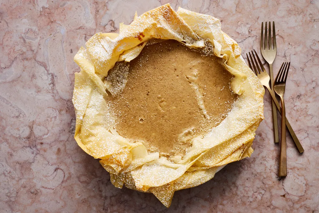 Tarte phyllo à la banane