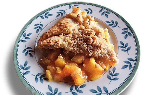 Tarte rustique aux pommes et streusel